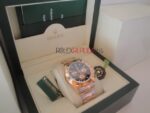 Rolex replica daytona rose gold black dial orologio replica copia imitazione 4us201 - immagine 9