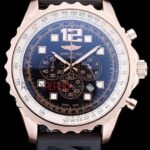 Breitling replica chrono blue black rose gold orologio replica copia imitazione 4us184