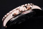 Breitling replica chrono blue black rose gold orologio replica copia imitazione 4us184 - immagine 9
