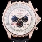 Breitling replica chrono white dial rose gold orologio replica copia imitazione 4us185