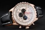 Breitling replica chrono white dial rose gold orologio replica copia imitazione 4us185 - immagine 6