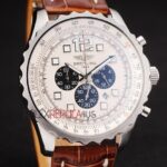 Breitling replica chrono white dial rose gold orologio replica copia imitazione 4us186