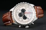 Breitling replica chrono white dial rose gold orologio replica copia imitazione 4us186 - immagine 5