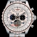 Breitling replica chrono acciaio rose gold argentèè orologio replica copia imitazione 4us188