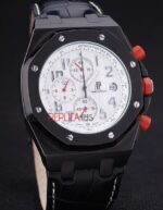 Audemars Piguet royal oak offshore replica orologio copia imitazione crono 4us019 - immagine 3