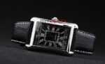 Cartier replica tank acciaio black dial imitazione replica orologio copia 4us060 - immagine 4