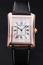 Cartier replica tank rose gold imitazione replica orologio copia 4us061