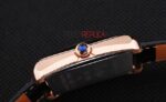 Cartier replica tank rose gold imitazione replica orologio copia 4us061 - immagine 9