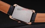 Cartier replica tank rose gold imitazione replica orologio copia 4us061 - immagine 6