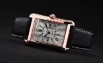 Cartier replica tank rose gold imitazione replica orologio copia 4us061 - immagine 4