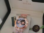 Rolex replica daytona rose gold black dial orologio replica copia imitazione 4us201 - immagine 3