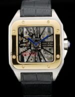 Cartier replica santos imitazione replica orologio copia 4us062 - immagine 4