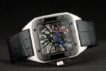 Cartier replica santos skeletron imitazione replica orologio copia 4us063 - immagine 6