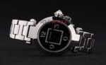 Cartier replica pasha acciaio black dial imitazione replica orologio copia 4us064 - immagine 4