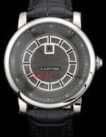 Cartier replica imitazione acciaio black replica orologio copia 4us068