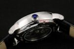 Cartier replica imitazione acciaio black replica orologio copia 4us068 - immagine 8