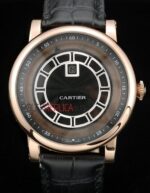 Cartier replica rose gold imitazione replica orologio copia 4us102 - immagine 3