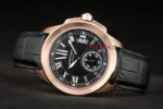 Cartier replica imitazione black rose gold replica orologio copia 4us069 - immagine 5