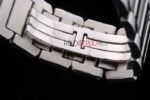 Cartier replica tank francaise acciaio white dial diamond imitazione replica orologio copia 4us070 - immagine 9