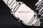 Cartier replica tank francaise acciaio white dial diamond imitazione replica orologio copia 4us070 - immagine 7