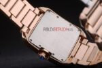Cartier replica tank francaise full rose gold imitazione replica orologio copia 4us071 - immagine 7