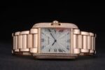 Cartier replica tank francaise full rose gold diamond imitazione replica orologio copia 4us072 - immagine 5