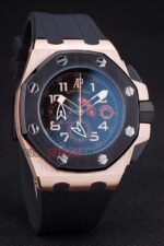 Audemars Piguet royal oak offshore replica orologio copia imitazione crono 4us022 - immagine 3