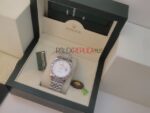 Rolex replica datejust acciaio white roman con righe jubilèè orologio replica copia imitazione 4us196 - immagine 6