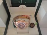 Rolex replica daytona rose gold black dial orologio replica copia imitazione 4us201 - immagine 11