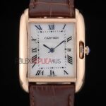 Cartier replica tank rose gold imitazione replica orologio copia 4us073