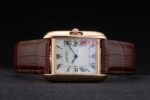 Cartier replica tank rose gold imitazione replica orologio copia 4us073 - immagine 6