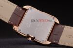 Cartier replica tank rose gold imitazione replica orologio copia 4us073 - immagine 7