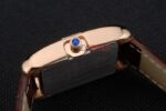 Cartier replica tank rose gold imitazione replica orologio copia 4us073 - immagine 8