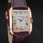 Cartier replica tank rose gold imitazione replica orologio copia 4us074