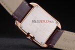 Cartier replica tank rose gold imitazione replica orologio copia 4us074 - immagine 7