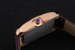 Cartier replica tank rose gold imitazione replica orologio copia 4us074 - immagine 8