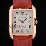 Cartier replica tank rose gold imitazione replica orologio copia 4us075