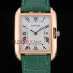 Cartier replica tank rose gold imitazione replica orologio copia 4us076