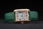 Cartier replica tank rose gold imitazione replica orologio copia 4us076 - immagine 5