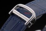 Cartier replica tank francaise acciaio diamond blue dial imitazione replica orologio copia 4us077 - immagine 9