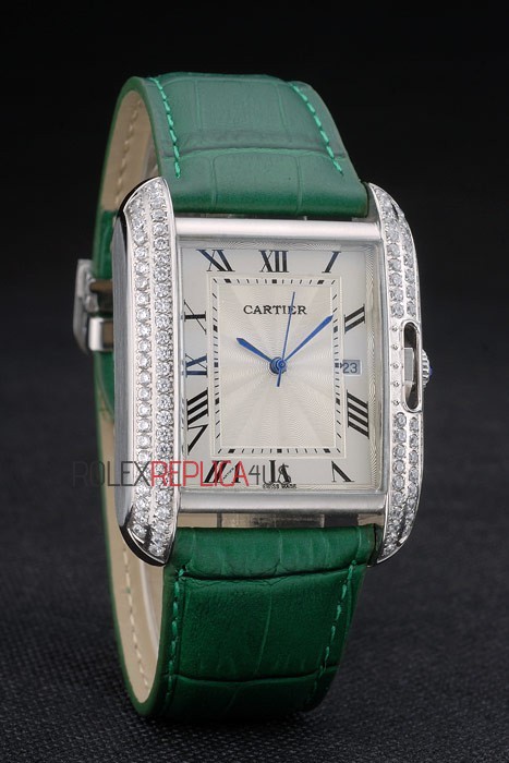 virtuemart_product_1989rolex-replica-orologi-copia-imitazione-rolex-omega Cartier replica tank francaise acciaio diamond green dial imitazione replica orologio copia 4us078 - immagine 1