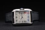 Cartier replica tank francaise acciaio black dial imitazione replica orologio copia 4us079 - immagine 5
