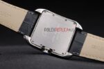 Cartier replica tank francaise acciaio black dial imitazione replica orologio copia 4us079 - immagine 7