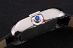 Cartier replica tank francaise acciaio black dial imitazione replica orologio copia 4us079 - immagine 8