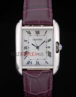 Cartier replica tank francaise acciaio imitazione replica orologio copia 4us080