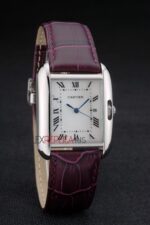 Cartier replica tank francaise acciaio imitazione replica orologio copia 4us080 - immagine 4