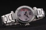 Cartier replica pasha acciaio argentèè diamond imitazione replica orologio copia 4us082 - immagine 4