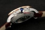 Cartier replica rose gold imitazione replica orologio copia 4us083 - immagine 8