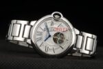 Cartier replica balon bleu acciaio white dial imitazione replica orologio copia 4us084 - immagine 6