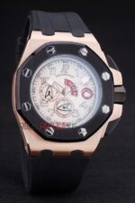 Audemars Piguet royal oak offshore replica orologio copia imitazione crono 4us024 - immagine 3